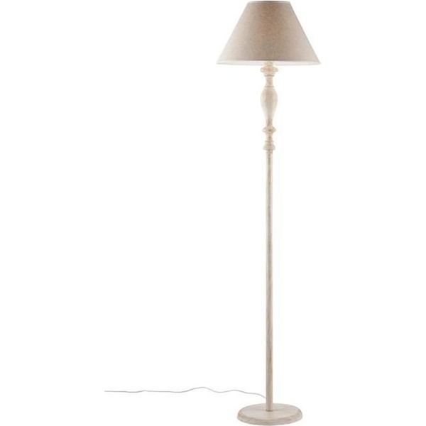 Cascina Piantana In Legno E Ferro Bianco E Tortora 1 Luce .183 Ø45 BL265-PH-BT-image
