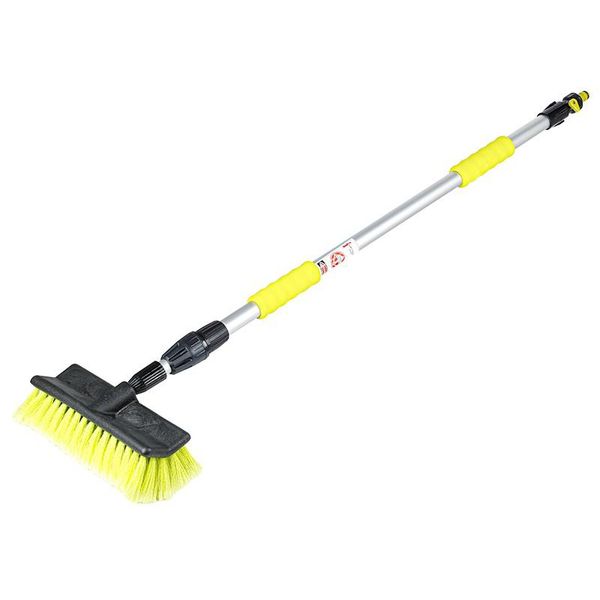Spazzola A Flusso Angolato 25 Cm / 10" Con Asta Telescopica 110 - 170 Cm Con Valvola"-image