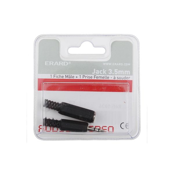 Erard - 1 X Klinken Stecker Stereo 3,5Mm M + 1 X Klinken Stecker Stereo 3,5Mm F - A So - 721836-image