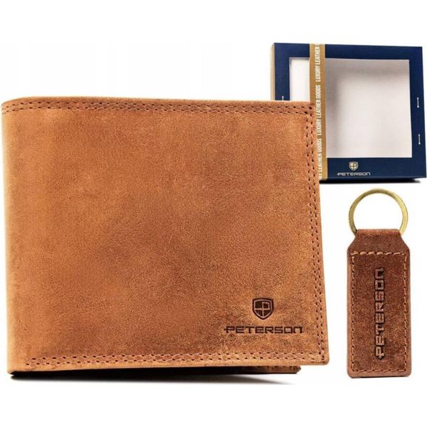 Peterson Set Di Portafogli Con Portachiavi Scehs Marrone Chiaro Taglia Unica-image