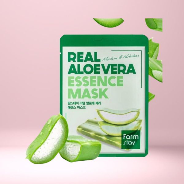 Farm Stay - Maschera All'essenza Di Aloe Vera - PláTýNková Maska S Aloe Vera-image