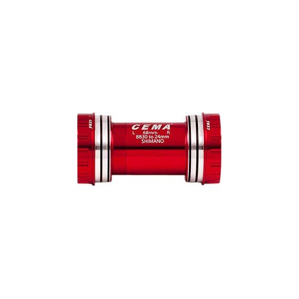 Staffa Cema BB30 Interlock Shimano-Rvs-Rood-image