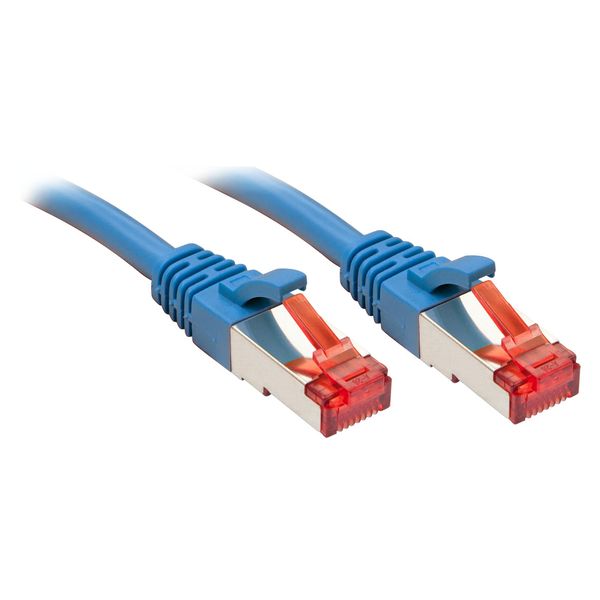 Lindy - Cavo Patch - Da RJ-45 (M) A RJ-45 (M) - 30,0M - Sftp, Pimf - Cat 6 - Senza Gancio - Blu (47726)-image