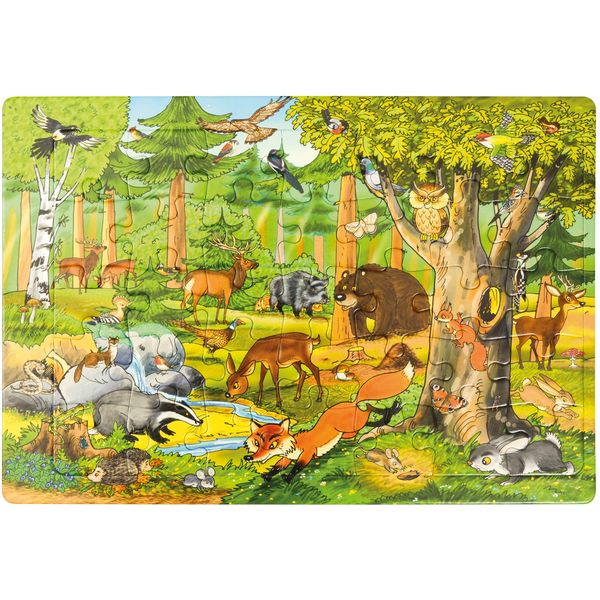Eduplay 120402 Puzzle Della Foresta, Colorato, 35 Pezzi (1 Set)-image
