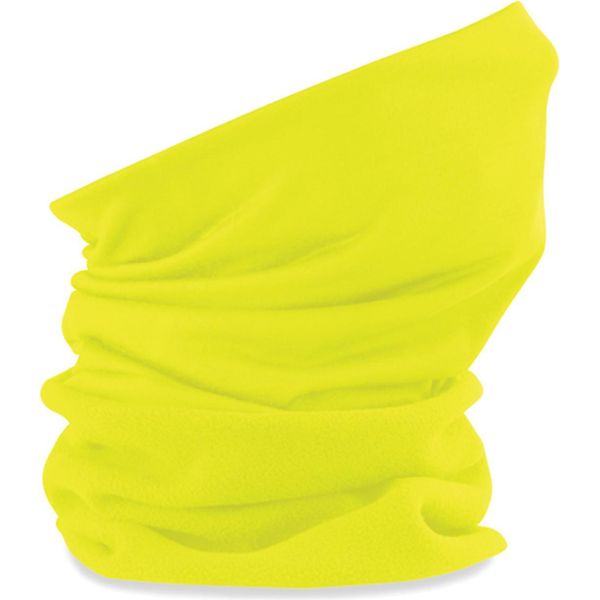 Beechfield B920 | Sciarpa A Tubo Morf Suprafleece / Sciarpa Invernale Da Donna - Colore: Giallo Fluorescente - Taglia: Unica-image