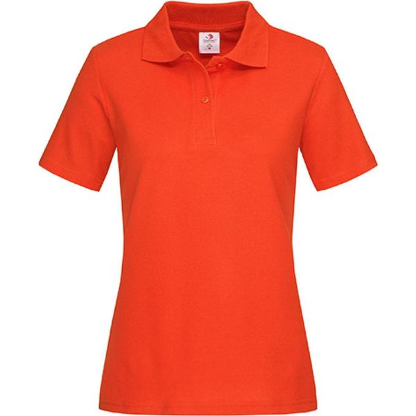Stedman ST3100 | Polo Donna Piqué 100 - Colore: Arancione Brillante - Taglia: S-image