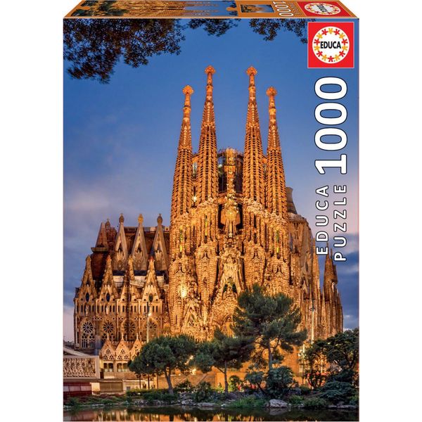 Educa Puzzle Sagrada Familia, Barcellona (Spagna) 1000 Pezzi-image