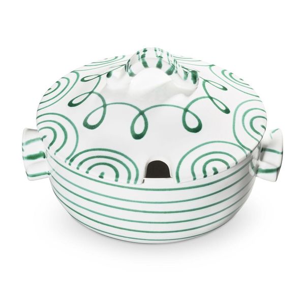 Ceramica Gmundner Verde Fiammato, Pentola Per Zuppa (2L)-image