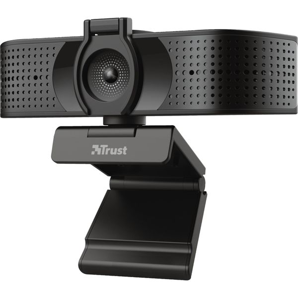 Trust Teza 4K Ultra Hd Streaming-Webcam, Autofokus, Dual-Mikrofon, Dreibeinstativ Incl. (24280)-image