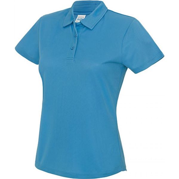 Just Cool JC045 | Girlie Cool Donna - Polo Certificata Wrap - Colore: Blu Zaffiro - Taglia: Xl-image