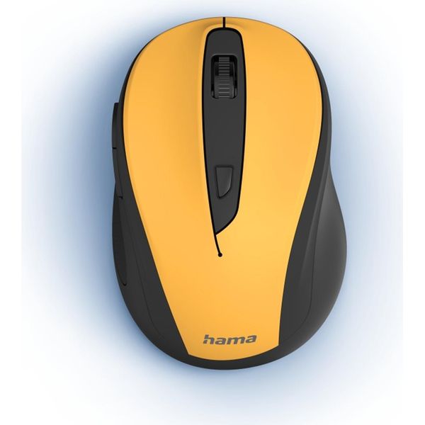Hama Mouse Senza Fili A 6 Tasti MW-400 V2 Segnale Giallo (00173029)-image