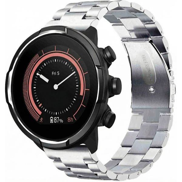 Suunto Spartan Sport Wrist Hr Baro/Suunto Spartan Sport Wrist Hr/Suunto Spartan Sport/Suunto 9 Baro/Suunto 9/Suunto 7/Sony Smartwatch 2 Band: Imoshion Stalen Bandje Vlinder-image