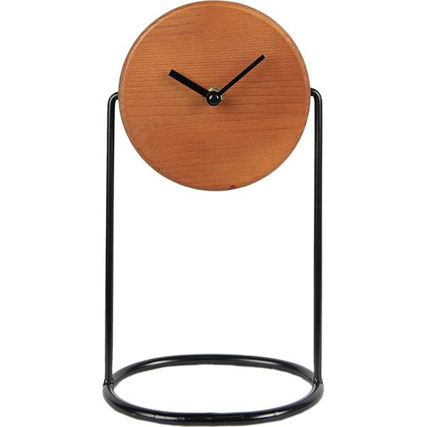 Orologio Da Tavolo Clayre & Eef 28 Cm Marrone Nero Legno-image