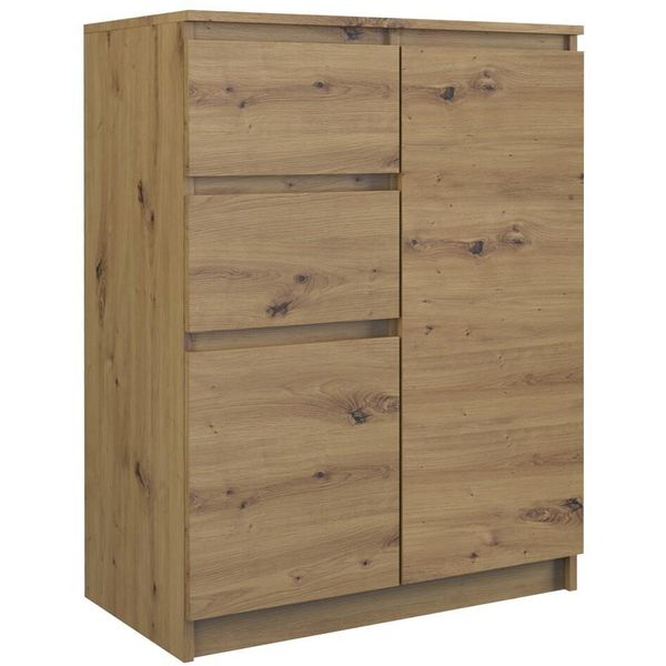 Cassettiera Combinata Stretta Elbe - Rovere Artisan-image