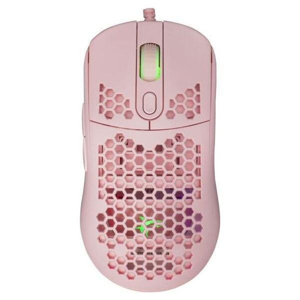 Mouse Da Gioco White Shark GM-5007 Galahad, 7200 Dpi, Rosa-image