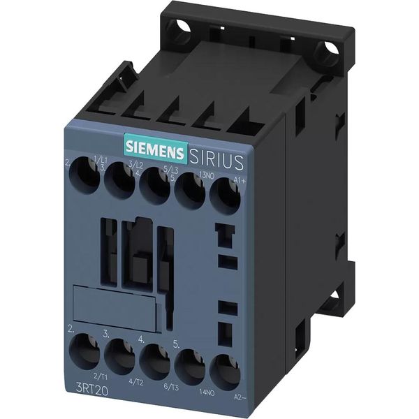 Contattore Di Accoppiamento 4Kw/400V 1S 24VDC - Contattore Magnetico 9A 24VDC 3RT2016-1JB41-image