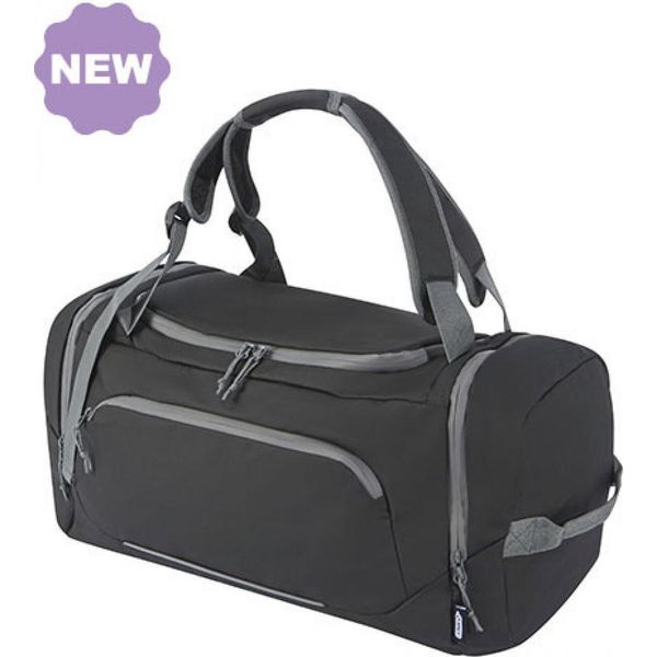 L-Merch 130046 | Zaino Duffel Borsa Da Viaggio - Colore: Nero Tinta Unita - Dimensioni: 47 X 29 X 28 Cm-image