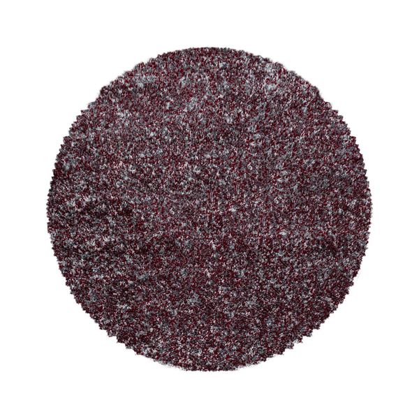 Tappeto A Pelo Alto Enjoy Rosso 80 Cm Rotondo-image