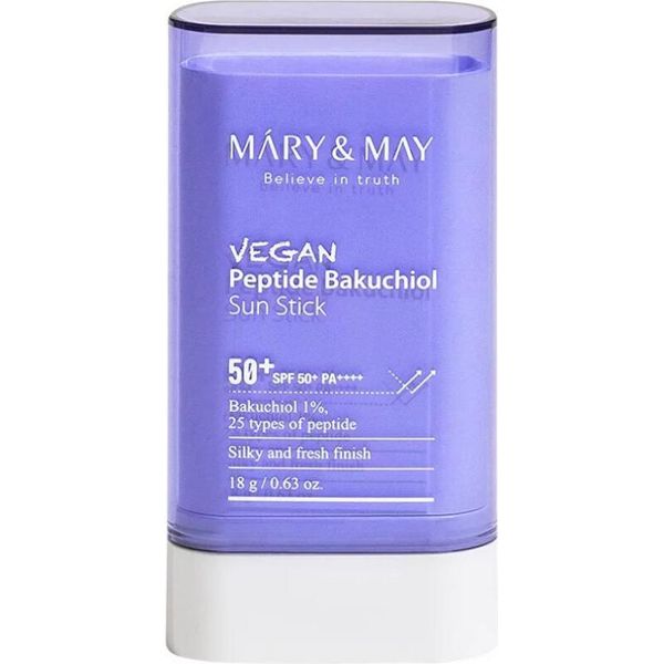 Mary&May - Stick Solare Vegano Ai Peptidi Di Bakuchiol Spf 50+ Pa++++, 18G-image