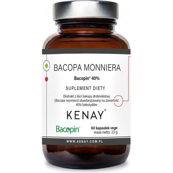 Kenay Bacopa Monniera Bacopina 40% (60 Capsule) BI9021-image