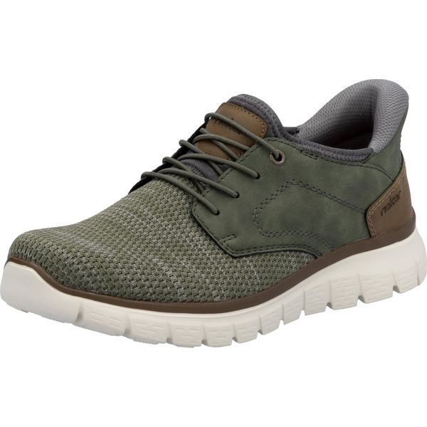Rieker Knittech 52/Morelia, Scarpa Stringata Da Uomo In Verde, Misura 40-image