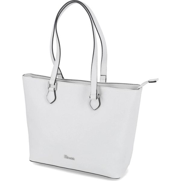 Kaerlek Borsa Shopper Da Donna A Tracolla In Ecopelle Bianca-image
