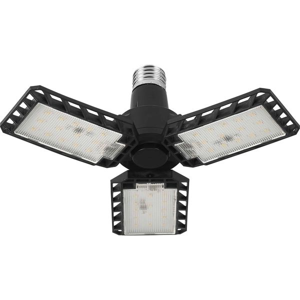 Osram Highbay Blade, Lampada Da Soffitto In Plastica Nera, Con Ali Luminose Regolabili, Fornisce 17 W O 1700 Lm In Bianco Neutro Con 4000 K, Filettatura A Vite E27, Diametro 231 Mm, IP20-image