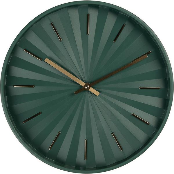 Orologio Da Parete Clayre & Eef Ø 31X5 Cm Plastica Verde-image
