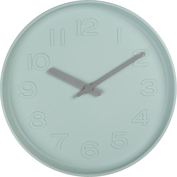 Orologio Da Parete Clayre & Eef Ø 32X4 Cm Plastica Blu-image
