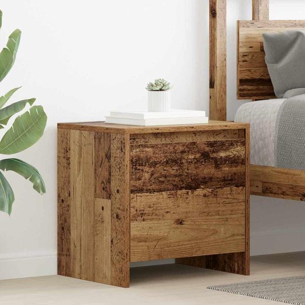 Maison Exclusive - Comodino In Legno Antico 45 X 34 X 44,5 Cm Materiale Ligneo-image