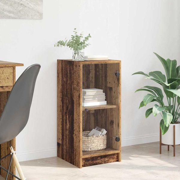 Maison Exclusive - Credenza In Legno Antico 35 X 37 X 76 Cm Materiale Ligneo-image