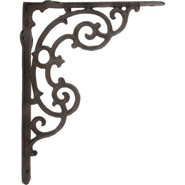 Griglia Decorativa Clayre & Eef 4X29X22 Cm In Metallo Marrone-image