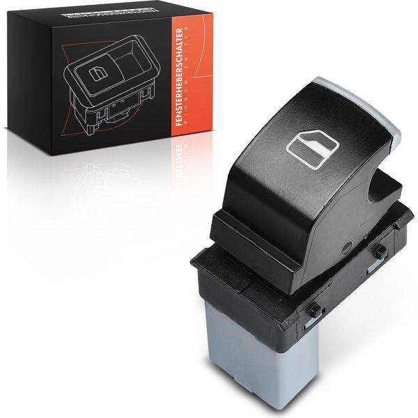 Frankberg 1X Interruttore Alzacristalli Elettrici Anteriore E Posteriore Per Vw Golf Passat Jetta Cc Touran Seat 2005-2016-image