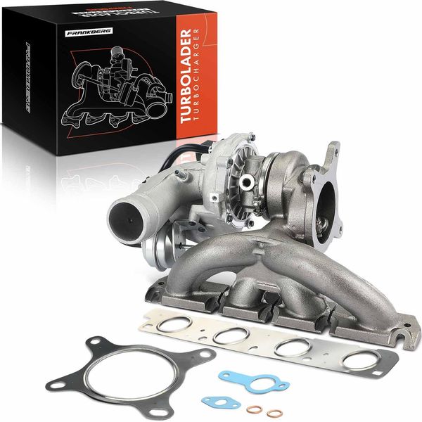 Frankberg 1X Turbocompressore Collettore Di Scarico Per Vw Golf Passat Sharan Tiguan Audi A3 Cabriolet Sportback Q3 Seat Skoda-image