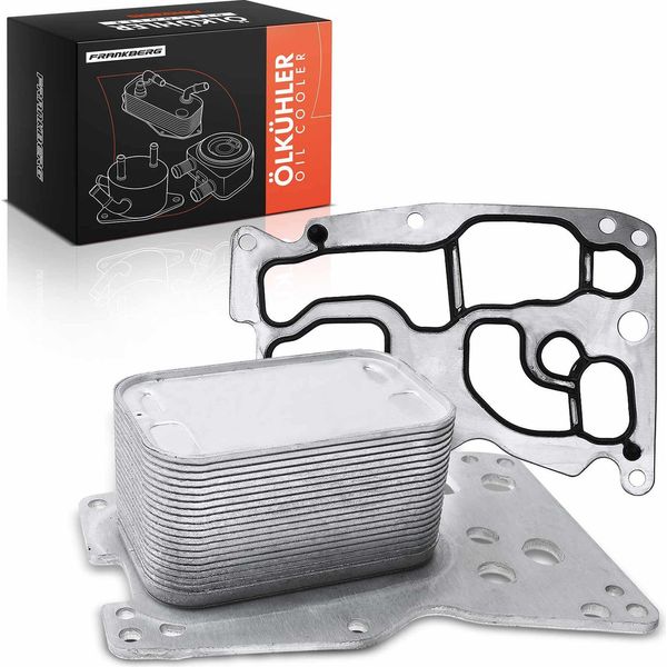 Frankberg 1X Radiatore Olio Motore Per Bmw F20 F21 F22 F34 E90 F30 E91 E92 E93 F31 F33 F32 F36 F10-image