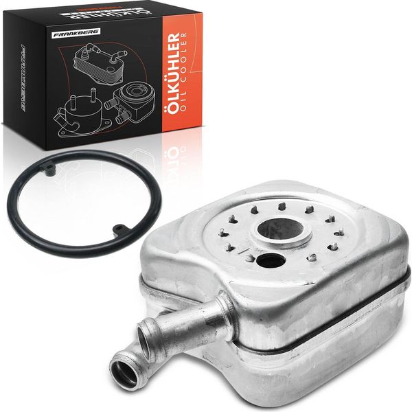 Frankberg 1X Radiatore Olio Motore Per Vw Golf Iv Bora Audi 80 A3 A4 8D B5 A6 4A C4 4B C5 A8 4D Tt-image