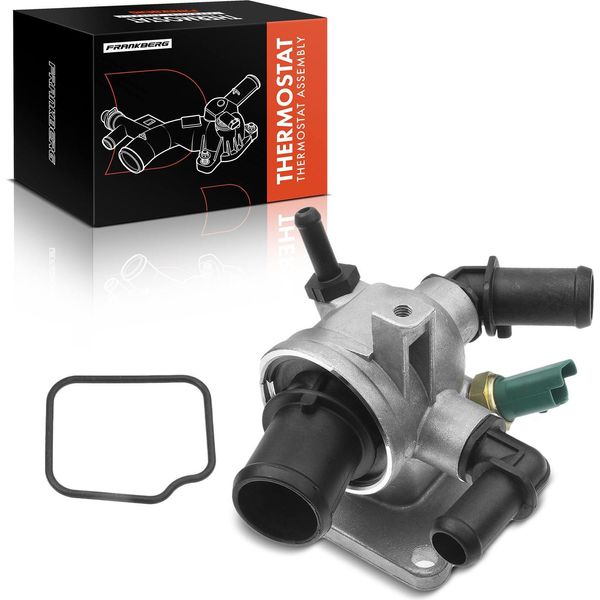 Frankberg 1X Termostato Liquido Di Raffreddamento Per Alfa Romeo Mito Fiat Doblo Punto Opel Astra H 1.3L 1.6L-image