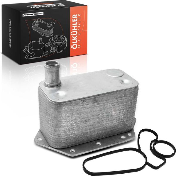 Frankberg 1X Radiatore Olio Motore Per Bmw E46 E90 E91 E92 E93 E60 E61 E63 E64 E65 X3 X5 X6 3.0L-image