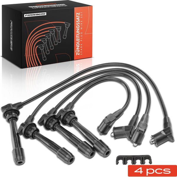 Frankberg 4X Set Di Cavi Di Accensione Per Hyundai Accent Elantra Kia Rio Ii 1.4L 1.5L 1.6L-image