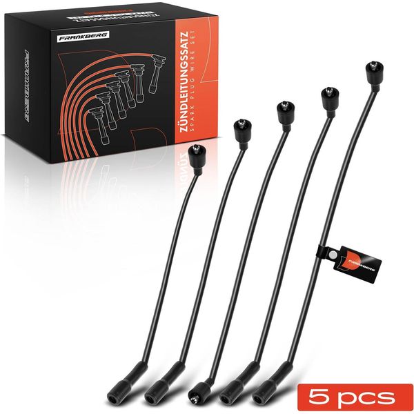 Frankberg 5X Set Di Cavi Candela Per Opel Ascona B C Kadett D Manta B Rekord E-image
