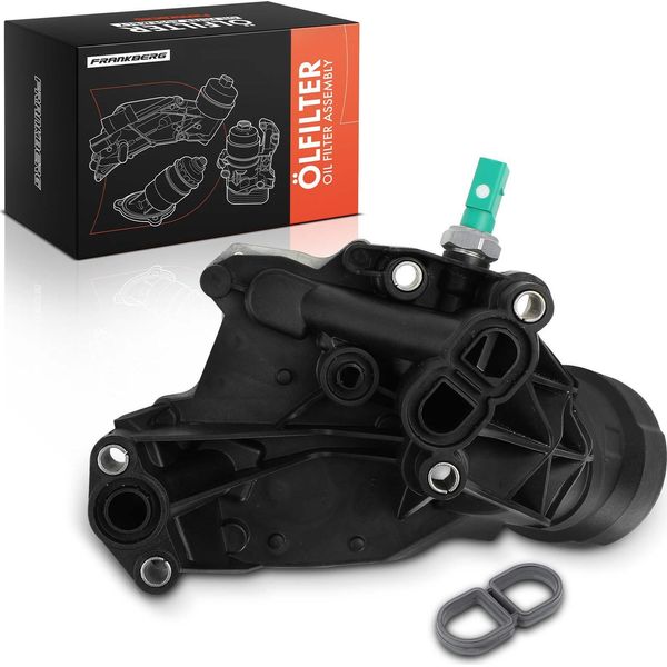 Frankberg 1X Radiatore Olio+Filtro Olio Per Audi A6 Avant 4G5 4GD Q5 8RB 2.0L-image