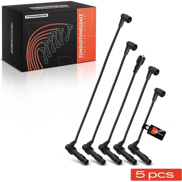 Frankberg 5X Set Di Cavi Di Accensione Per Opel Astra F T92 Calibra A Kadett E T85 Vectra-image