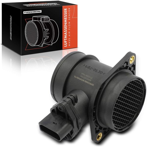 Frankberg 1X Sensore Di Flusso D'aria Di Massa Per Vw Golf Iv 1E7 Audi A3 8L1 Tt 8N3 Tt Roadster 8N9 Seat Alhambra 7V8 7V9 Alhambra Van-image