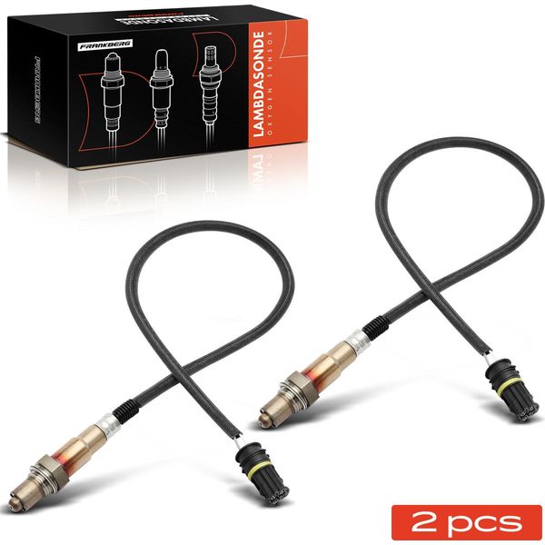 Frankberg 2X Sonda Lambda Sonda Diagnostica Dopo Convertitore Catalitico Per Bmw E81 E87 E90 E93 E83 Mercedes-Benz W203 S203-image