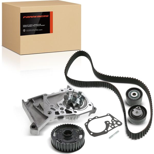 Frankberg 1X Cinghia Di Distribuzione Set Cinghia Di Distribuzione Pompa Dell'acqua Per Renault Clio Megane Modus Scenic 1.4L 1.6L-image