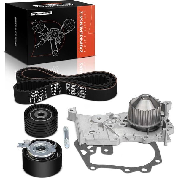 Frankberg 1X Cinghia Di Distribuzione Set Cinghia Di Distribuzione Pompa Dell'acqua Per Vw Golf 5 6 Audi A3 8P A4 Seat Leon Skoda Octavia-image