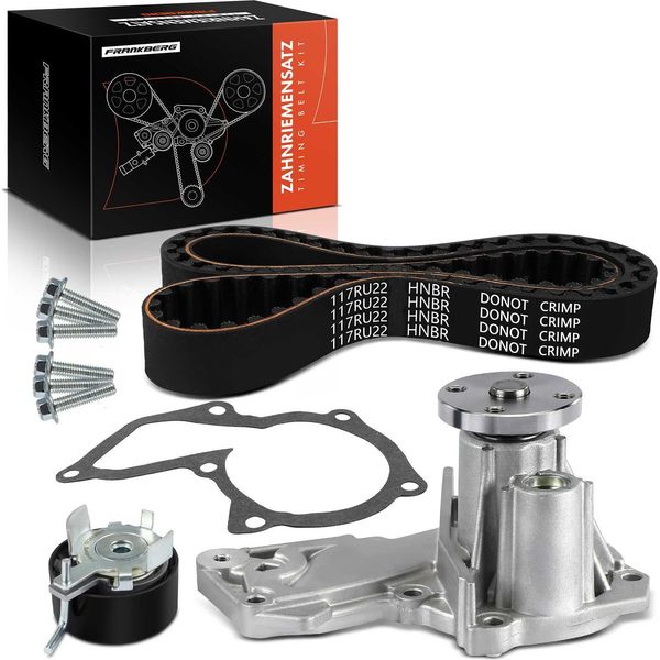 Frankberg 1X Cinghia Di Distribuzione Set Cinghia Di Distribuzione Pompa Dell'acqua Per Ford B-Max Fiesta V Vi Focus Fusion-image