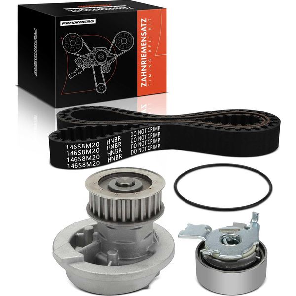 Frankberg 1X Cinghia Di Distribuzione Set Cinghia Di Distribuzione Pompa Dell'acqua Per Opel Vectra A Astra F Calibra A Vectra B 1.6L-2.0L-image