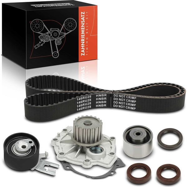 Frankberg 1X Set Cinghia Di Distribuzione Cinghia Di Distribuzione Pompa Dell'acqua Per Volvo S80 I 184 XC90 I 275 T6-image