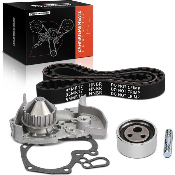 Frankberg 1X Cinghia Di Distribuzione Set Cinghia Di Distribuzione Pompa Dell'acqua Per Renault Megane I Klasseic Scenic BA0/1-image